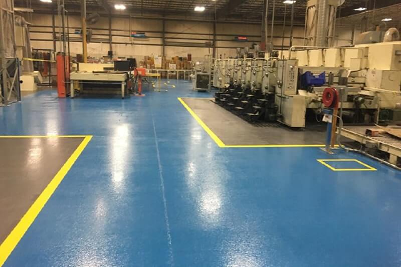 Industrial Floor Hardening, PU and Epoxy Flooring