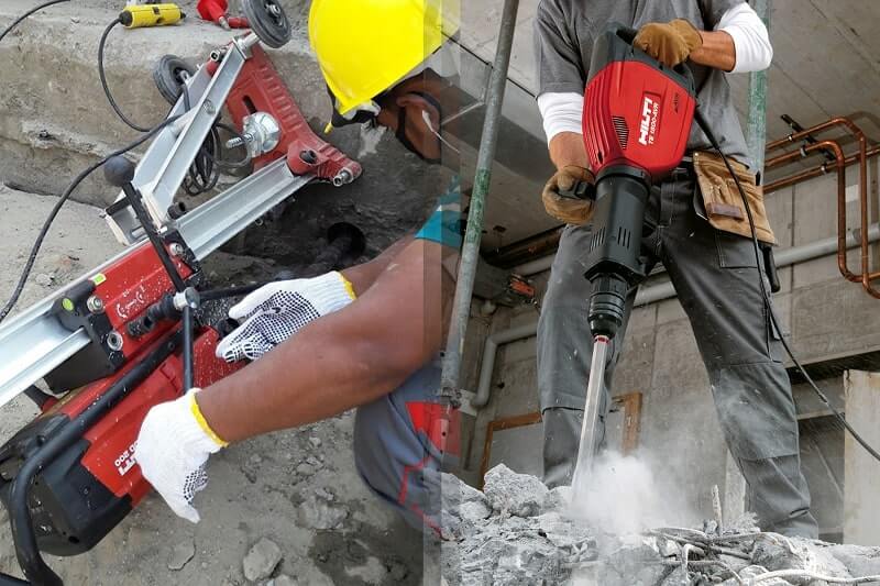 RCC Core Cutting and Controlled Demolition works